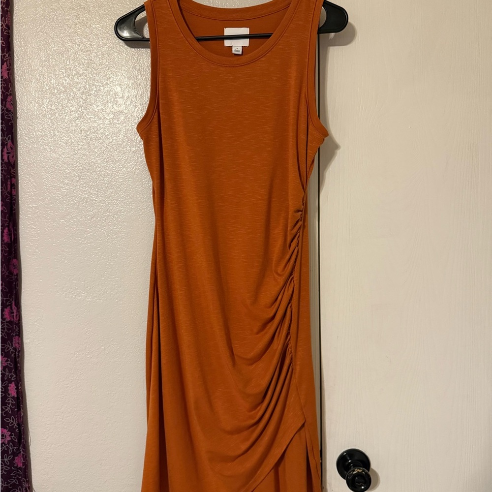 Sleeveless Ruched Dress
